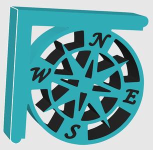 Shelf Decorative Bracket North South East West