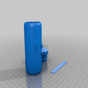 Hydro flask with screw in cap