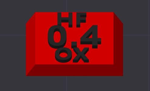 0.4 HF OX Label