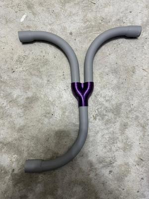 1/2 inch pvc pipe Y splitter