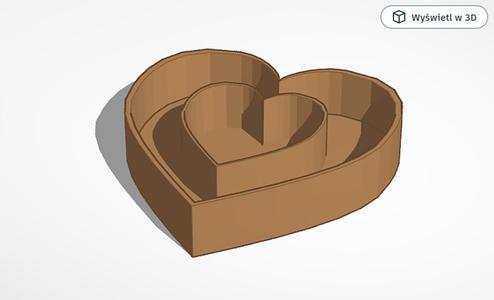 heart coockie cutter with window