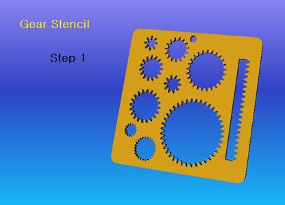 Gear Stencil