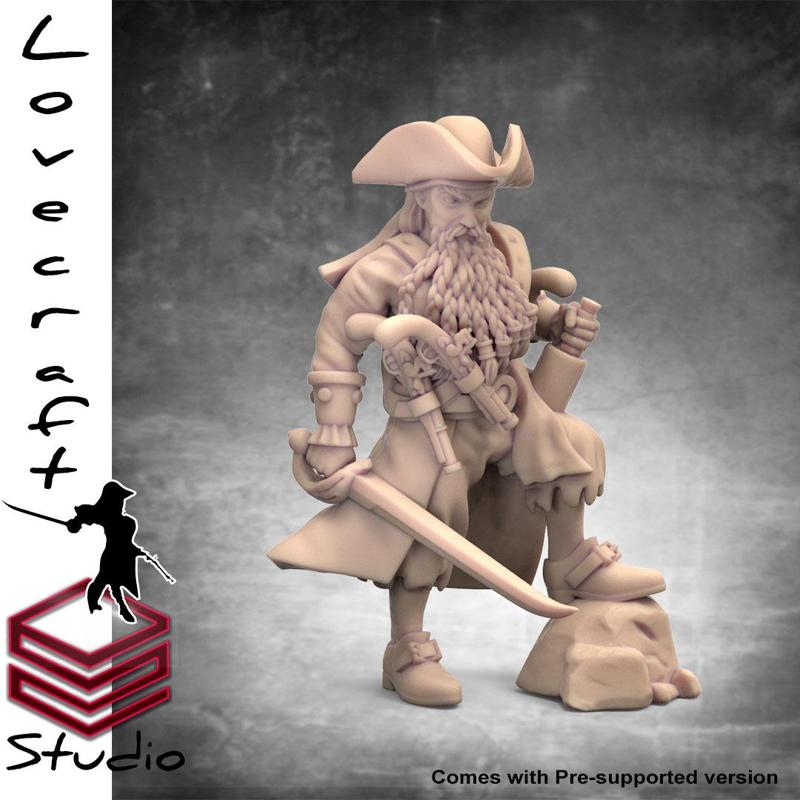 Pirate Blackbeard - Lovecraft Pirates Collection
