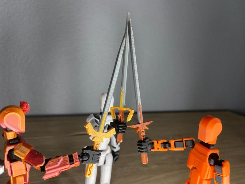 Dummy 13 Improved Swords