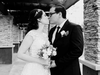 Wedding photo Hueforge
