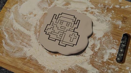 Classic Link from Legend of Zelda Cookie Cutter