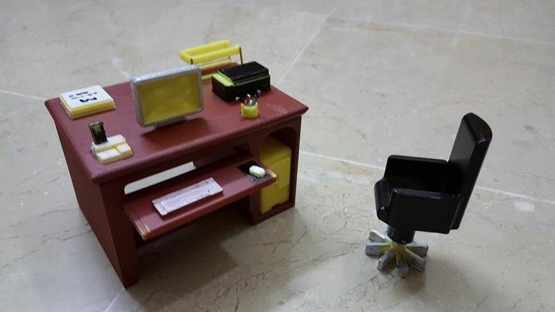 Office Desk and Chair