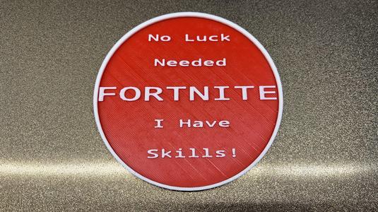 Fortnite Coaster Skills 2 Color Print