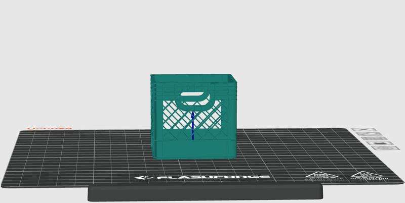 Plastic Storage Crate - Milk Crate 50 x 50 x 46mm