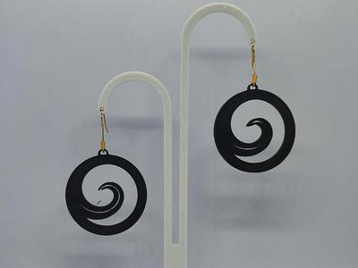 Loop Noir Earrings