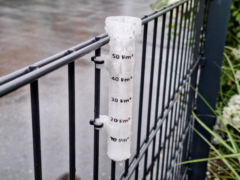 Gauge for heavy rain