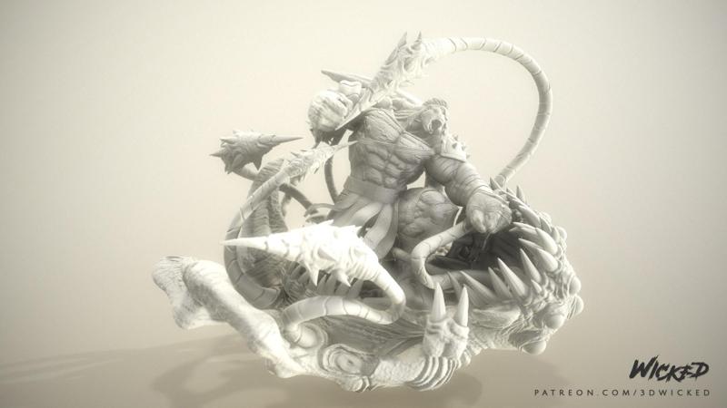 Wicked Marvel Hulk 3d Sculpture: Avengers STL ready for printing