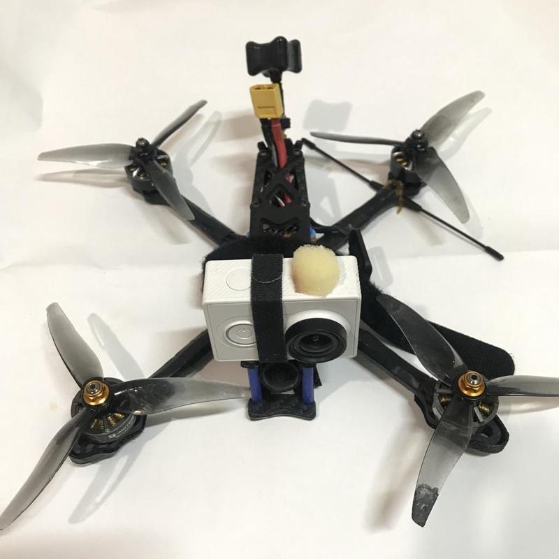 AstroX J5 frame JohnnyFPV antenna GPS Xiaomi Yi mount
