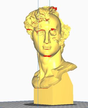 David's Cranium wider plinth