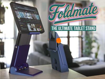 Foldmate, a portable tablet stand