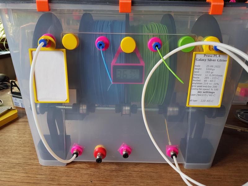 Upgrade your Samla 22 L Box to 4 !! Plusament 1Kg Spool with 7,6 cm !! width