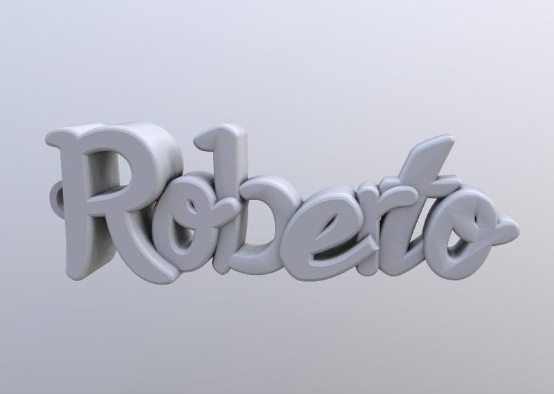 Roberto keychain