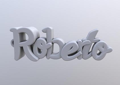 Roberto keychain