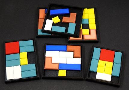 Sliding Block Puzzle Construction Kit