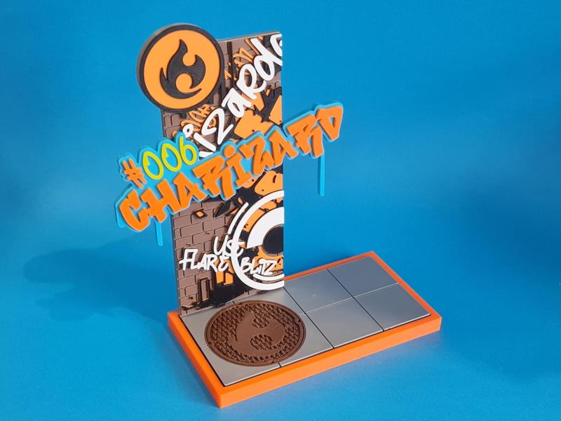 Tagged Galaxy Display Stand #003 Charizard