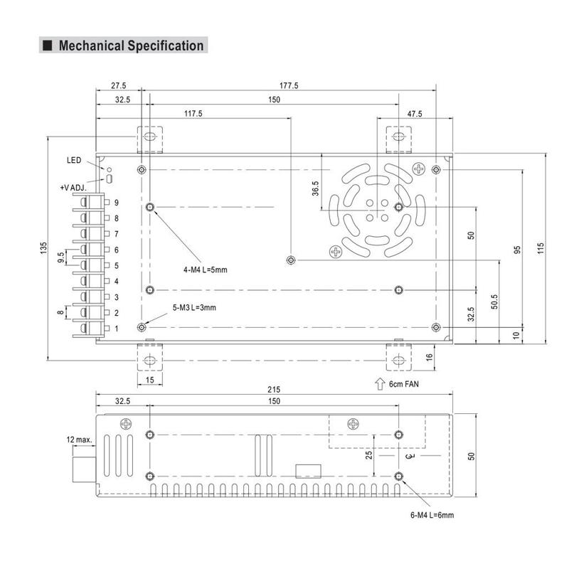 Meanwell NES-350 Power Supply
