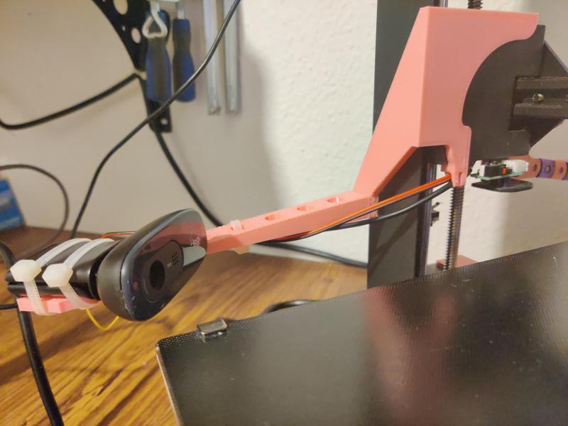 Anycubic Mega X Webcam arm for Vertical Axis