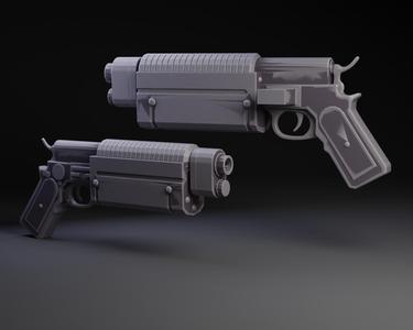 Cassian Andor Mercenary Bryar Pistol