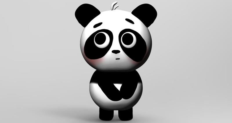 cute panda
