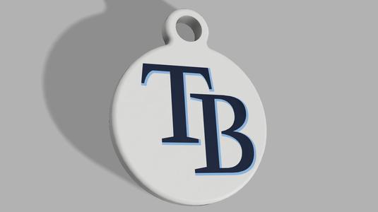 MLB - Tampa Bay Rays Keyring