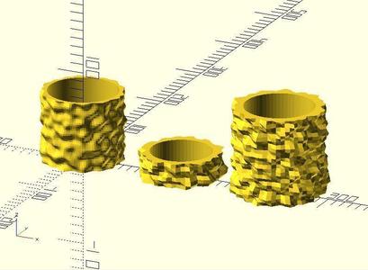 Perlin noise cylinder