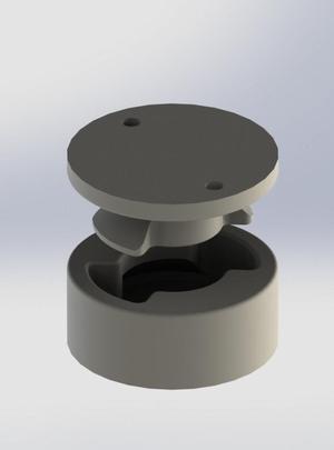 wall mount (quarter-turn fixing)