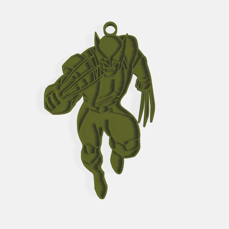 Wolverine Necklace or Keychain