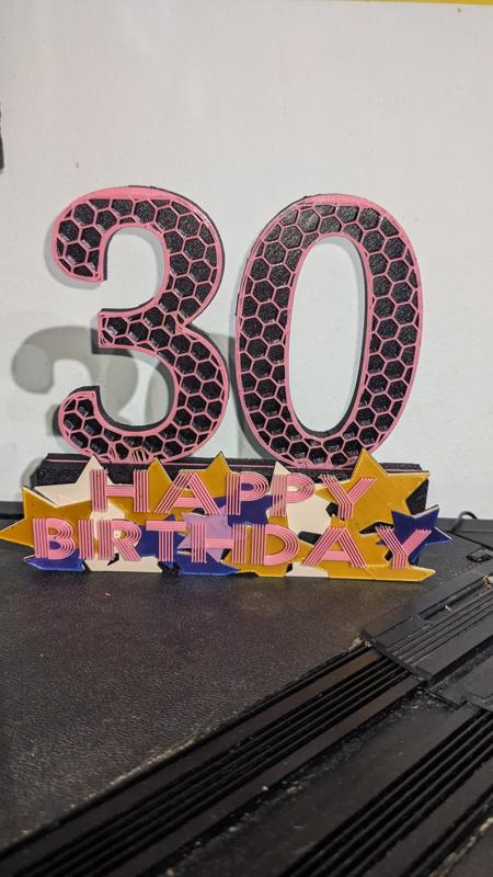 30 Birthday Card