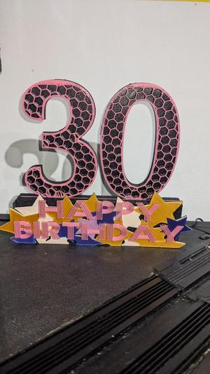 30 Birthday Card
