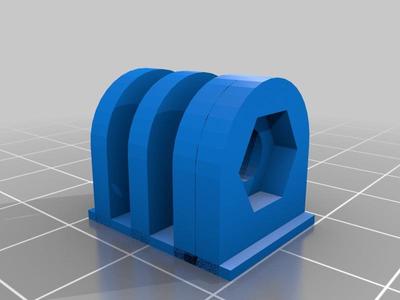 Square GoPro Attachable Mount