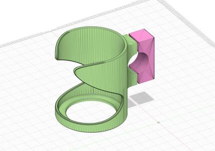 Can Holder for 25 mm rail