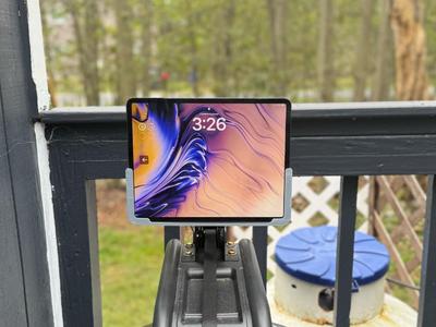 Sunny Health & Fitness Water Rower iPad Pro Mount