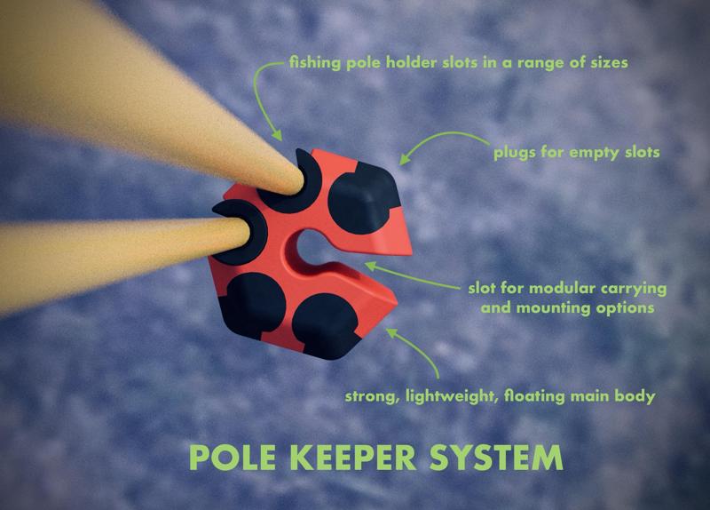 fishing Pole Keeper System V2 (& V1)