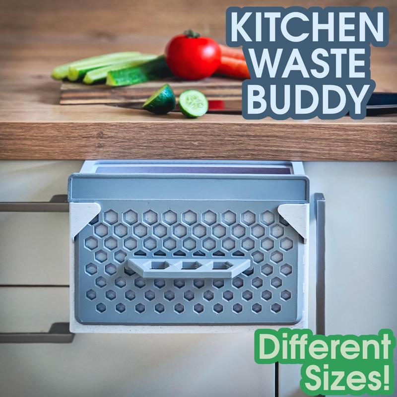 Kitchen Waste Buddy - hangs in your drawers! (Different Sizes!)