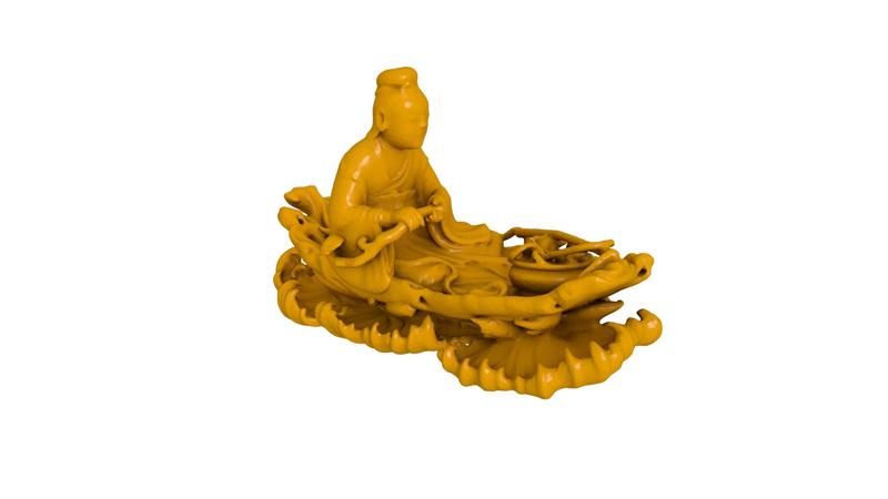 Figure of Daoist Immortal He Xiangu