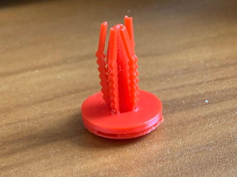 Push Pin for Cars (Designed for 3D Printing)