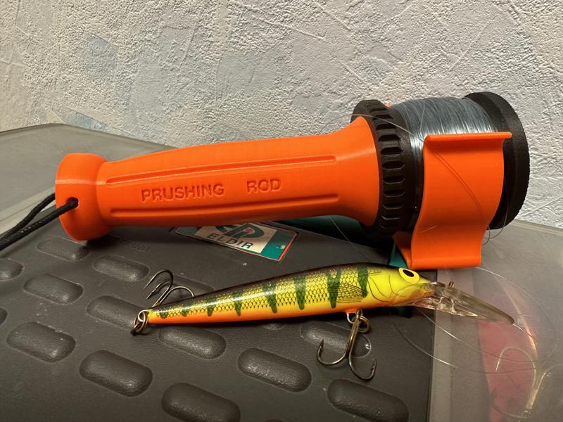 Prusing Rod / Kaster (Backpack survival hobo fishing kit)