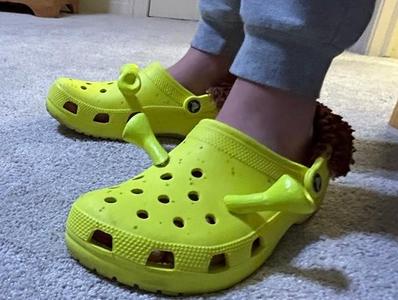 V3 3D Print Shrek Croc Charms/Jibbitz Better Ears Version