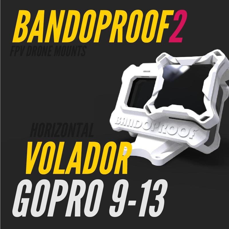 BANDOPROOF 2 // FIX MOUNT// HORIZONTAL VOLADOR // GOPRO9-13
