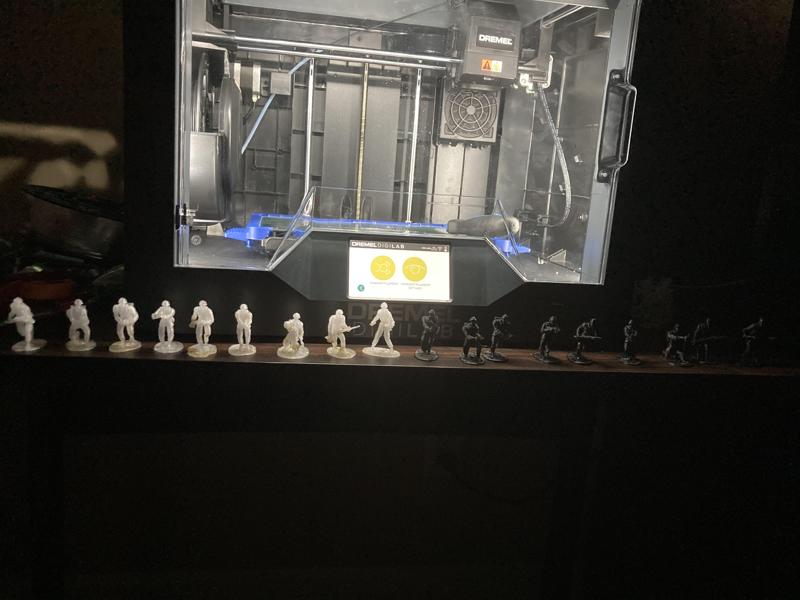 A Collection of Army Men Poses