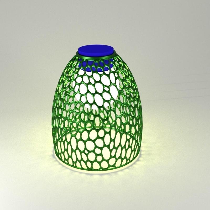 voronoi style lampshade