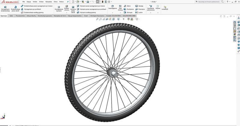 Bicycyle wheel