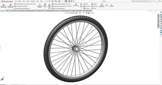 Bicycyle wheel