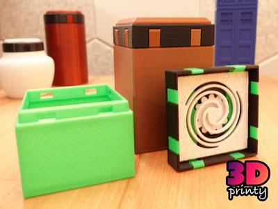 Twist Lock Trick Box (Square)