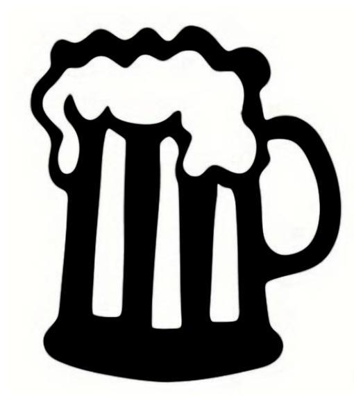 Beer Cup Sign